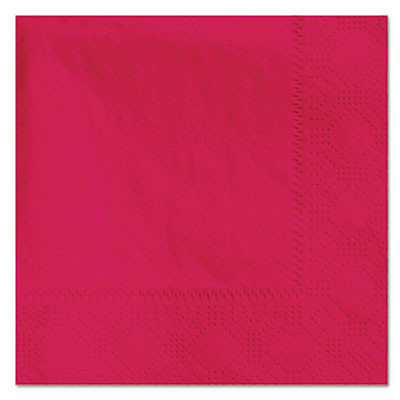 Hoffmaster Beverage Napkins  2-Ply  9 1 2 x 9 1 2  Red  1000 Carton (HFM 180311)