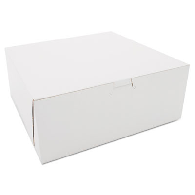SCT Bakery Boxes  White  Kraft  10W x 10D x 4H (SCH 0973)