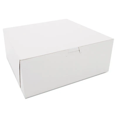 SCT Bakery Boxes  White  Kraft  10W x 10D x 4H (SCH 0973)