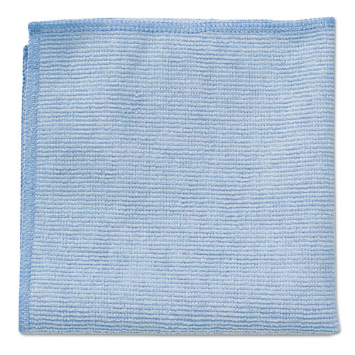 Rubbermaid Commercial Microfiber Cleaning Cloths  16 X 16  Blue  24 Pack (RCP 1820583)