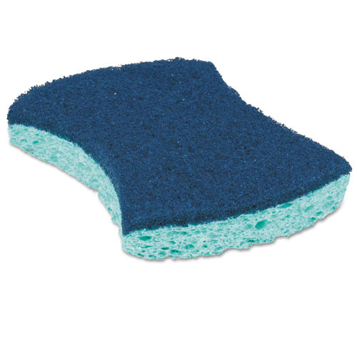 Scotch-Brite PROFESSIONAL Power Sponge  Teal  2 4 5 x 4 1 2  5 Pack (MMM3000CC)