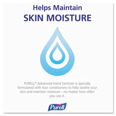 PURELL Advanced Hand Sanitizer Refreshing Gel  Clean Scent  12 oz Pump Bottle (GOJ365912EA)