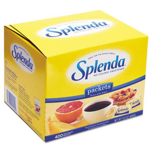 Splenda No Calorie Sweetener Packets  0 035 oz Packets  400 Box  6 Boxes Carton (JON 200411)