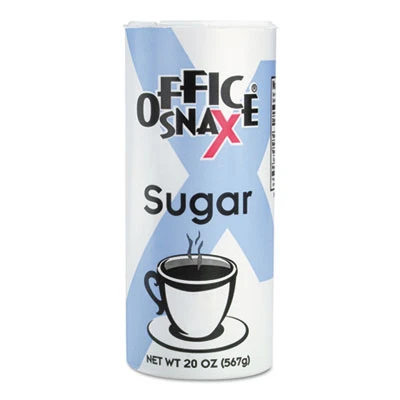 Office Snax Reclosable Canister of Sugar  20 oz (OFS 00019)