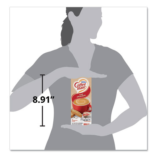 Coffee mate Liquid Coffee Creamer  Original  0 38 oz Mini Cups  50 Box  4 Boxes Carton  200 Total Carton (NES 35110)