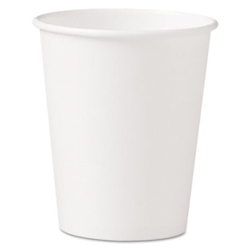 Dart Polycoated Hot Paper Cups  10 oz  White (SCC 370W)
