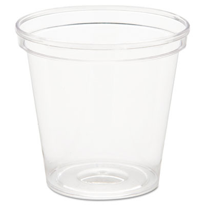 WNA Comet Plastic Portion Shot Glass  1 oz  Clear (WNA P10)