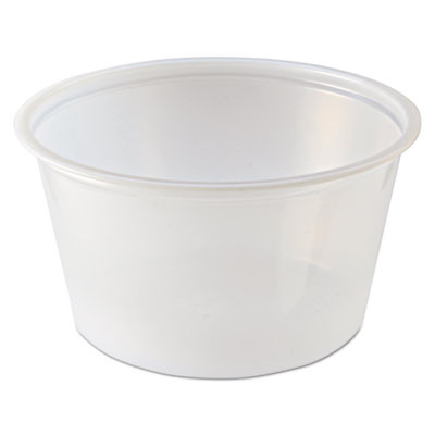 Fabri-Kal Portion Cups  2 oz  Clear  2500 Carton (FAB PC200)