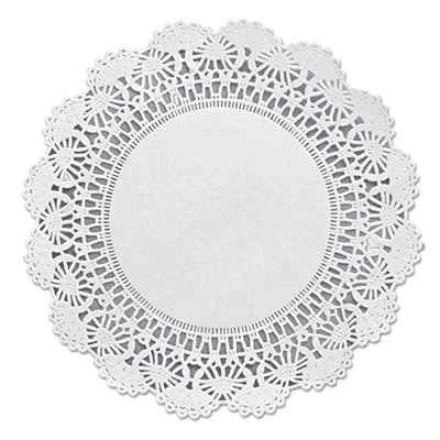 Hoffmaster Cambridge Lace Doilies  Round  8   White  1000 Carton (HFM 500236)