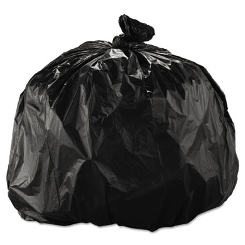 Inteplast Group High-Density Interleaved Commercial Can Liners  33 gal  22 microns  33  x 40   Black  250 Carton (IBS S334022K)