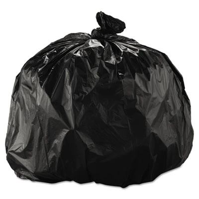 Inteplast Group High-Density Interleaved Commercial Can Liners  33 gal  22 microns  33  x 40   Black  250 Carton (IBS S334022K)