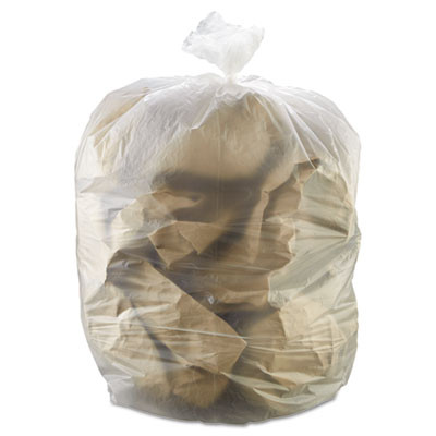 Inteplast Group High-Density Interleaved Commercial Can Liners  55 gal  17 microns  36  x 60   Clear  200 Carton (IBS S366017N)