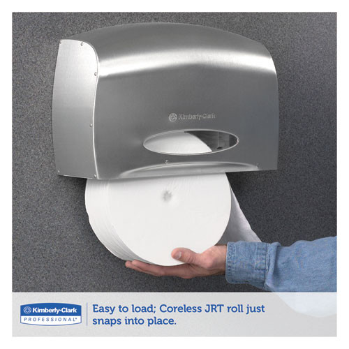 Scott Pro Coreless Jumbo Roll Tissue Dispenser  EZ Load  6x9 8x14 3  Stainless Steel (KCC 09601)