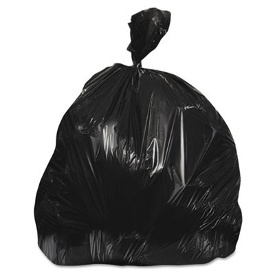 Heritage Low-Density Repro Can Liner  55 gal  1 5 mil  36  x 58   Black  100 Carton (HER X7258AK)