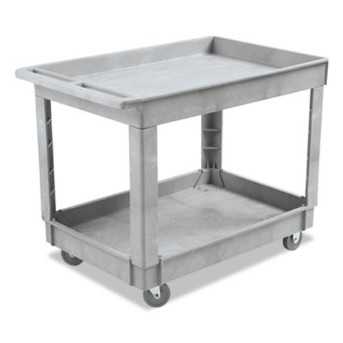 Boardwalk Utility Cart  Two-Shelf  Plastic Resin  24w x 40d  Gray (UNS 4024UC GRA) Boardwalk Utility Cart  Two-Shelf  Plastic Resin  24w x 40d  Gray (UNS 4024UC GRA)