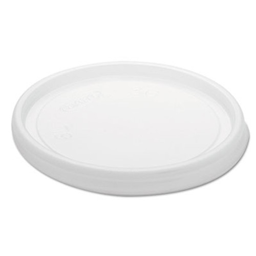 Dart Non-Vented Cup Lids  Fits 6 oz Cups  2 3-1 2 4 oz Food Containers  Translucent  1000 Carton (DCC 6JLNV)