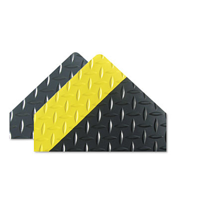 Crown Industrial Deck Plate Anti-Fatigue Mat  Vinyl  36 x 60  Black (CWNCD0035DB)