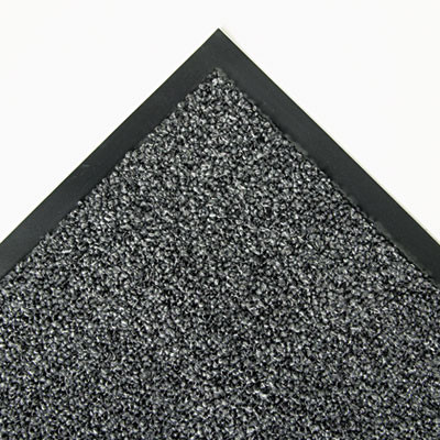 Crown Cross-Over Indoor Outdoor Wiper Scraper Mat  Olefin Poly  48 x 72  Gray (CRO CS46 GRA)