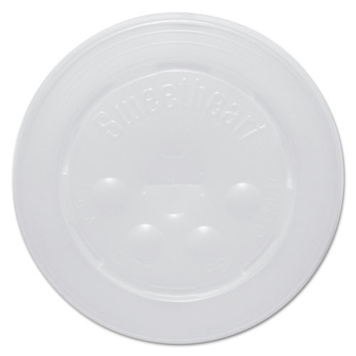 Dart Polystyrene Cold Cup Lids  16-24 oz Cups  Translucent  125 Pack  16 Packs Carton (SCC L16BL)