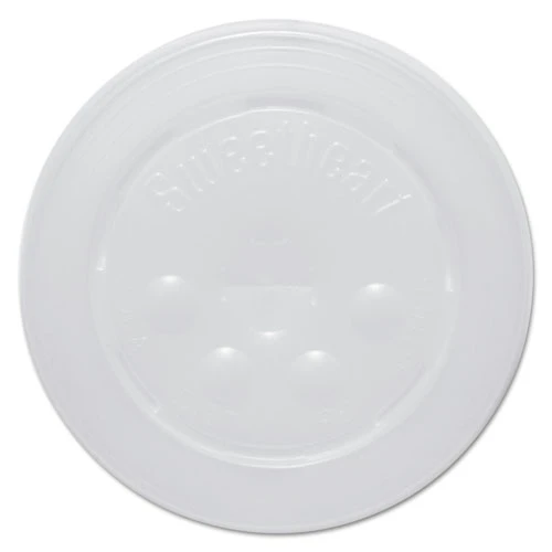 Dart Polystyrene Cold Cup Lids  16-24 oz Cups  Translucent  125 Pack  16 Packs Carton (SCC L16BL)
