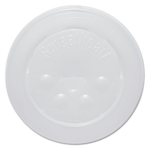 Dart Polystyrene Cold Cup Lids  16-24 oz Cups  Translucent  125 Pack  16 Packs Carton (SCC L16BL)