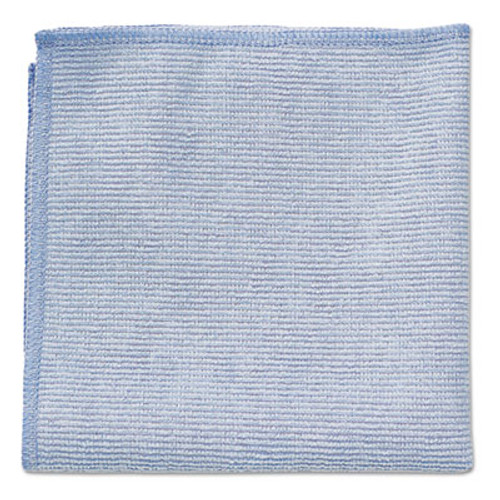 Rubbermaid Commercial Microfiber Cleaning Cloths  12 x 12  Blue  24 Pack (RCP 1820579)