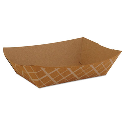 SCT Paper Food Baskets  Brown Kraft  2 lb Capacity  1000 Carton (SCH 0517)