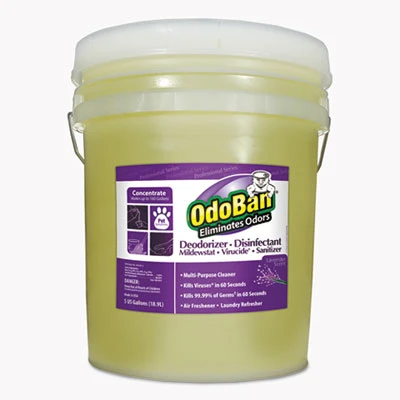 OdoBan Concentrated Odor Eliminator and Disinfectant  Lavender Scent  5 gal Pail (ODO9111625G)