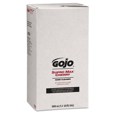 GOJO SUPRO MAX Hand Cleaner  Cherry  5000mL Refill  2 Carton (GOJ 7582-02)