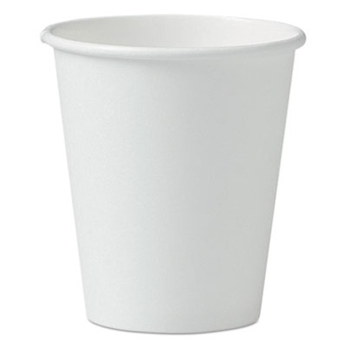 Dart Single-Sided Poly Paper Hot Cups  6oz  White  50 Pack  20 Packs Carton (SCC 376W)
