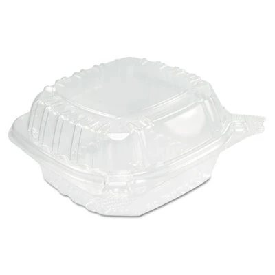 Dart ClearSeal Hinged Clear Containers  13 4 5 oz  Clear  Plastic  5 4 x 5 3 x 2 6 (DCC C53PST1)