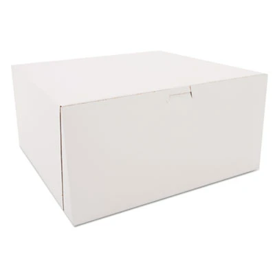 SCT Tuck-Top Bakery Boxes  White  Paperboard  12 x 12 x 6 (SCH 0989)