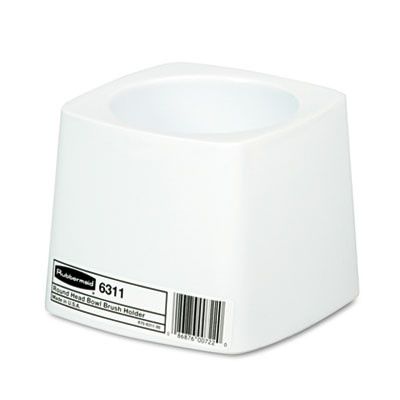 Rubbermaid Commercial Holder for Toilet Bowl Brush  White Plastic (RCP 6311 WHI)