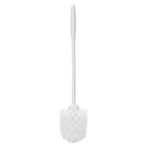 Rubbermaid Commercial Toilet Bowl Brush  14 1 2   White  Plastic (RCP 6310 WHI)
