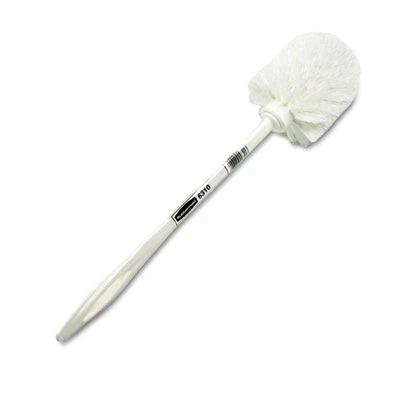 Rubbermaid Commercial Toilet Bowl Brush  14 1 2   White  Plastic (RCP 6310 WHI)