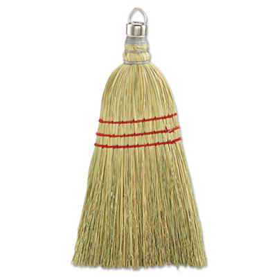 Boardwalk Whisk Broom  Corn Fiber Bristles  Yellow  12 Carton (UNS 951WC)