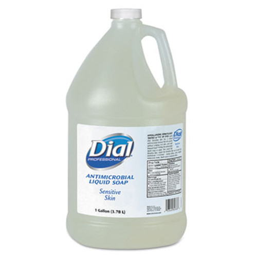Dial Professional Antimicrobial Soap for Sensitive Skin  Floral  1 gal Bottle  4 Carton (DIA 82838)