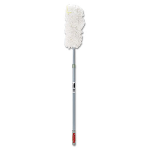 Rubbermaid Commercial HiDuster Dusting Tool with Straight Lauderable Head  51  Extension Handle (RCP T110)
