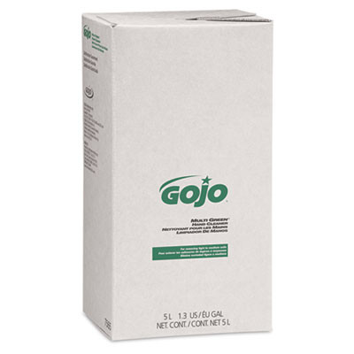 GOJO MULTI GREEN Hand Cleaner Refill  5000mL  Citrus Scent  Green  2 Carton (GOJ 7565)
