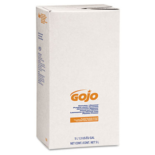 GOJO NATURAL ORANGE Pumice Hand Cleaner Refill  Citrus Scent  5000 mL  2 Carton (GOJ 7556)