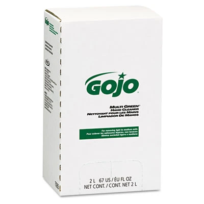 GOJO MULTI GREEN Hand Cleaner Refill  2000mL  Citrus Scent  Green  4 Carton (GOJ 7265)