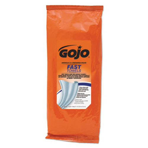 GOJO FAST TOWELS Hand Cleaning Towels  Blue  60 Pack  6 Packs Carton (GOJ 6285) GOJO FAST TOWELS Hand Cleaning Towels  Blue  60 Pack  6 Packs Carton (GOJ 6285)