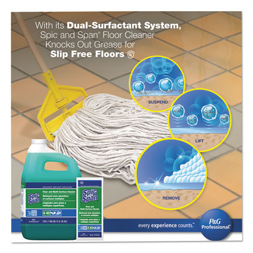 Spic and Span Liquid Floor Cleaner  1 gal Bottle  3 Carton (PGC 02001)