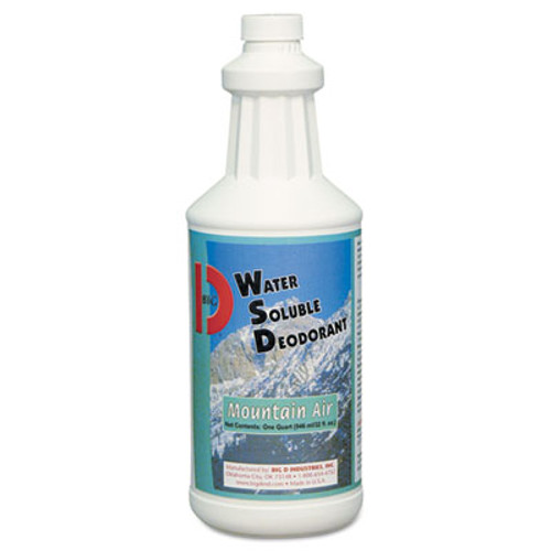 Big D Industries Water-Soluble Deodorant  Mountain Air  32 oz  12 Carton (BGD 358)