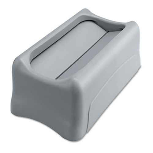 Rubbermaid Commercial Swing Lid for Slim Jim Waste Container  Gray (RCP 2673-60 GRA)