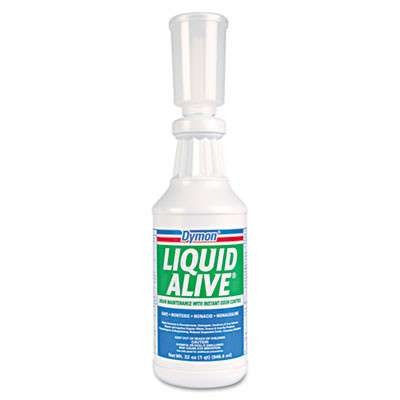 Dymon LIQUID ALIVE Enzyme Producing Bacteria  32 oz  Bottle  12 Carton (DYM 23332)