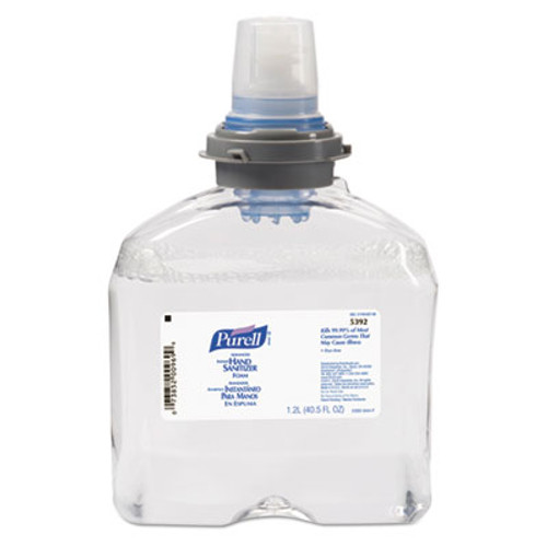 PURELL Advanced TFX Foam Instant Hand Sanitizer Refill  1200 mL  White (GOJ 5392-02)