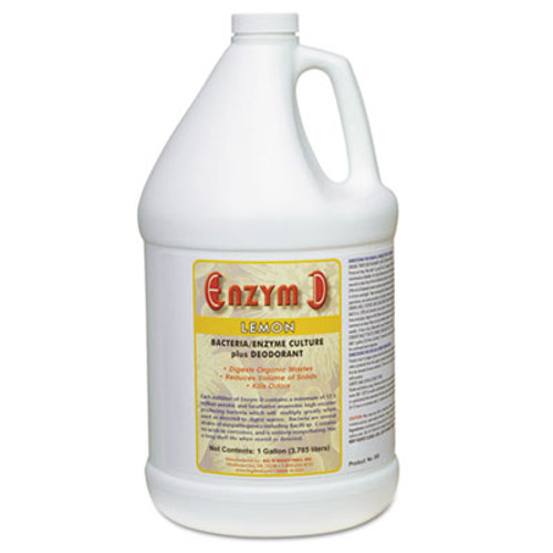 Big D Industries Enzym D Digester Liquid Deodorant  Lemon  1 gal  4 Carton (BGD 1500)