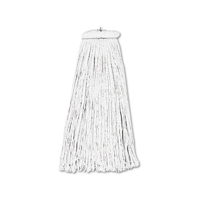 Boardwalk Cut-End Lie-Flat Wet Mop Head  Rayon  16oz  White  12 Carton (UNS 716R)