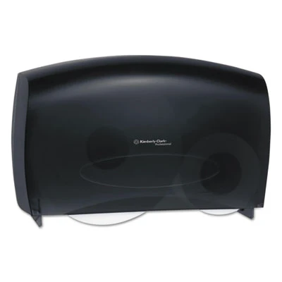 Kimberly-Clark Professional* Cored JRT Jumbo Combo Tissue Dispenser  20 2 5w x 5 4 5d x 13 1 10h  Smoke Gray (KCC 09551)